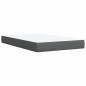 vidaXL Boxspringbett mit Matratze Dunkelgrau 120x200 cm Stoff vidaXL Boxspringbett mit Matratze Dunkelgrau 120x200 cm Stoff