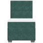 vidaXL Boxspringbett mit Matratze Dunkelgrün 90x200 cm Samt vidaXL Boxspringbett mit Matratze Dunkelgrün 90x200 cm Samt