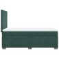 vidaXL Boxspringbett mit Matratze Dunkelgrün 90x200 cm Samt vidaXL Boxspringbett mit Matratze Dunkelgrün 90x200 cm Samt