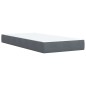 vidaXL Boxspringbett mit Matratze Dunkelgrau 80x200 cm Samt vidaXL Boxspringbett mit Matratze Dunkelgrau 80x200 cm Samt