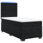 vidaXL Boxspringbett mit Matratze Schwarz 90x190 cm Samt vidaXL Boxspringbett mit Matratze Schwarz 90x190 cm Samt