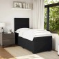 vidaXL Boxspringbett mit Matratze Schwarz 90x190 cm Samt vidaXL Boxspringbett mit Matratze Schwarz 90x190 cm Samt