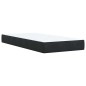 vidaXL Boxspringbett mit Matratze Schwarz 90x190 cm Samt vidaXL Boxspringbett mit Matratze Schwarz 90x190 cm Samt