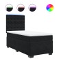 vidaXL Boxspringbett mit Matratze Schwarz 90x200 cm Samt vidaXL Boxspringbett mit Matratze Schwarz 90x200 cm Samt