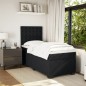 vidaXL Boxspringbett mit Matratze Schwarz 90x200 cm Samt vidaXL Boxspringbett mit Matratze Schwarz 90x200 cm Samt
