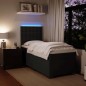 vidaXL Boxspringbett mit Matratze Schwarz 90x200 cm Samt vidaXL Boxspringbett mit Matratze Schwarz 90x200 cm Samt
