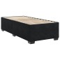 vidaXL Boxspringbett mit Matratze Schwarz 90x200 cm Samt vidaXL Boxspringbett mit Matratze Schwarz 90x200 cm Samt
