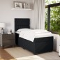 vidaXL Boxspringbett mit Matratze Schwarz 90x200 cm Samt vidaXL Boxspringbett mit Matratze Schwarz 90x200 cm Samt