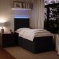 vidaXL Boxspringbett mit Matratze Schwarz 90x200 cm Samt vidaXL Boxspringbett mit Matratze Schwarz 90x200 cm Samt