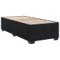 vidaXL Boxspringbett mit Matratze Schwarz 90x200 cm Samt vidaXL Boxspringbett mit Matratze Schwarz 90x200 cm Samt
