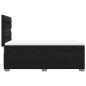 vidaXL Boxspringbett mit Matratze Schwarz 90x200 cm Samt vidaXL Boxspringbett mit Matratze Schwarz 90x200 cm Samt