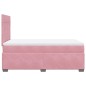 vidaXL Boxspringbett mit Matratze Rosa 120x200 cm Samt vidaXL Boxspringbett mit Matratze Rosa 120x200 cm Samt