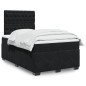 vidaXL Boxspringbett mit Matratze Schwarz 120x190 cm Samt vidaXL Boxspringbett mit Matratze Schwarz 120x190 cm Samt