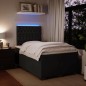 vidaXL Boxspringbett mit Matratze Schwarz 120x190 cm Samt vidaXL Boxspringbett mit Matratze Schwarz 120x190 cm Samt