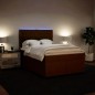 vidaXL Boxspringbett mit Matratze Rosa 140x190 cm Samt vidaXL Boxspringbett mit Matratze Rosa 140x190 cm Samt