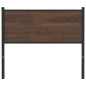 vidaXL Kopfteil Braun Eichen-Optik 107 cm Holzwerkstoff und Stahl