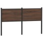vidaXL Kopfteil Braun Eichen-Optik 135 cm Holzwerkstoff und Stahl vidaXL Kopfteil Braun Eichen-Optik 135 cm Holzwerkstoff und Stahl