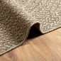 vidaXL Teppich ZIZUR Beige 140x200 cm Jute-Optik Indoor und Outdoor vidaXL Teppich ZIZUR Beige 140x200 cm Jute-Optik Indoor und Outdoor