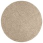 vidaXL Teppich ZIZUR Beige Ø 120 cm Jute-Optik Indoor und Outdoor vidaXL Teppich ZIZUR Beige Ø 120 cm Jute-Optik Indoor und Outdoor