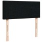 vidaXL Boxspringbett mit Matratze Schwarz 120x200 cm Stoff vidaXL Boxspringbett mit Matratze Schwarz 120x200 cm Stoff