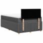vidaXL Boxspringbett mit Matratze Dunkelgrau 120x200 cm Stoff vidaXL Boxspringbett mit Matratze Dunkelgrau 120x200 cm Stoff