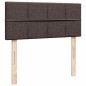 vidaXL Boxspringbett mit Matratze Dunkelbraun 120x200 cm Stoff vidaXL Boxspringbett mit Matratze Dunkelbraun 120x200 cm Stoff