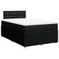 vidaXL Boxspringbett mit Matratze Schwarz 120x200 cm Stoff vidaXL Boxspringbett mit Matratze Schwarz 120x200 cm Stoff