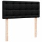 vidaXL Boxspringbett mit Matratze Schwarz 120x200 cm Stoff vidaXL Boxspringbett mit Matratze Schwarz 120x200 cm Stoff