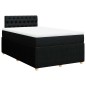 vidaXL Boxspringbett mit Matratze Schwarz 120x200 cm Stoff vidaXL Boxspringbett mit Matratze Schwarz 120x200 cm Stoff