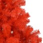 Künstlicher Weihnachtsbaum mit LEDs & Kugeln Rot 120 cm PVC Künstlicher Weihnachtsbaum mit LEDs & Kugeln Rot 120 cm PVC