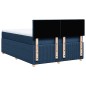 vidaXL Boxspringbett mit Matratze Blau 140x200 cm Stoff vidaXL Boxspringbett mit Matratze Blau 140x200 cm Stoff