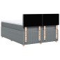 vidaXL Boxspringbett mit Matratze Hellgrau 140x200 cm Stoff vidaXL Boxspringbett mit Matratze Hellgrau 140x200 cm Stoff