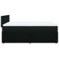 vidaXL Boxspringbett mit Matratze Schwarz 160x200 cm Stoff vidaXL Boxspringbett mit Matratze Schwarz 160x200 cm Stoff