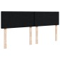 vidaXL Boxspringbett mit Matratze Schwarz 160x200 cm Stoff vidaXL Boxspringbett mit Matratze Schwarz 160x200 cm Stoff