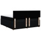 vidaXL Boxspringbett mit Matratze Schwarz 180x200 cm Stoff vidaXL Boxspringbett mit Matratze Schwarz 180x200 cm Stoff