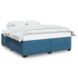 vidaXL Bettgestell Blau 180x200 cm Samt vidaXL Bettgestell Blau 180x200 cm Samt