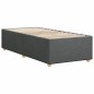 vidaXL Bettgestell ohne Matratze Dunkelgrau 100x200 cm Stoff vidaXL Bettgestell ohne Matratze Dunkelgrau 100x200 cm Stoff