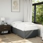 vidaXL Bettgestell ohne Matratze Dunkelgrau 90x200 cm Stoff vidaXL Bettgestell ohne Matratze Dunkelgrau 90x200 cm Stoff