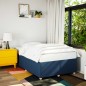 vidaXL Bettgestell ohne Matratze Blau 120x190 cm Stoff vidaXL Bettgestell ohne Matratze Blau 120x190 cm Stoff