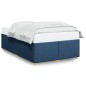 vidaXL Bettgestell ohne Matratze Blau 120x190 cm Stoff vidaXL Bettgestell ohne Matratze Blau 120x190 cm Stoff