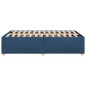vidaXL Bettgestell ohne Matratze Blau 120x190 cm Stoff vidaXL Bettgestell ohne Matratze Blau 120x190 cm Stoff
