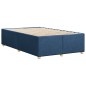 vidaXL Bettgestell ohne Matratze Blau 120x190 cm Stoff vidaXL Bettgestell ohne Matratze Blau 120x190 cm Stoff