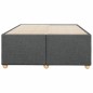 vidaXL Bettgestell ohne Matratze Dunkelgrau 120x200 cm Stoff vidaXL Bettgestell ohne Matratze Dunkelgrau 120x200 cm Stoff