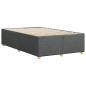vidaXL Bettgestell ohne Matratze Dunkelgrau 120x200 cm Stoff vidaXL Bettgestell ohne Matratze Dunkelgrau 120x200 cm Stoff
