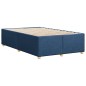 vidaXL Bettgestell ohne Matratze Blau 120x200 cm Stoff vidaXL Bettgestell ohne Matratze Blau 120x200 cm Stoff