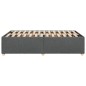 vidaXL Bettgestell ohne Matratze Dunkelgrau 120x190 cm Stoff vidaXL Bettgestell ohne Matratze Dunkelgrau 120x190 cm Stoff