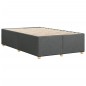 vidaXL Bettgestell ohne Matratze Dunkelgrau 120x190 cm Stoff vidaXL Bettgestell ohne Matratze Dunkelgrau 120x190 cm Stoff
