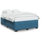 vidaXL Bettgestell Blau 160x200 cm Samt vidaXL Bettgestell Blau 160x200 cm Samt