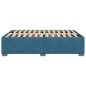 vidaXL Bettgestell Blau 160x200 cm Samt vidaXL Bettgestell Blau 160x200 cm Samt