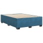 vidaXL Bettgestell Blau 160x200 cm Samt vidaXL Bettgestell Blau 160x200 cm Samt